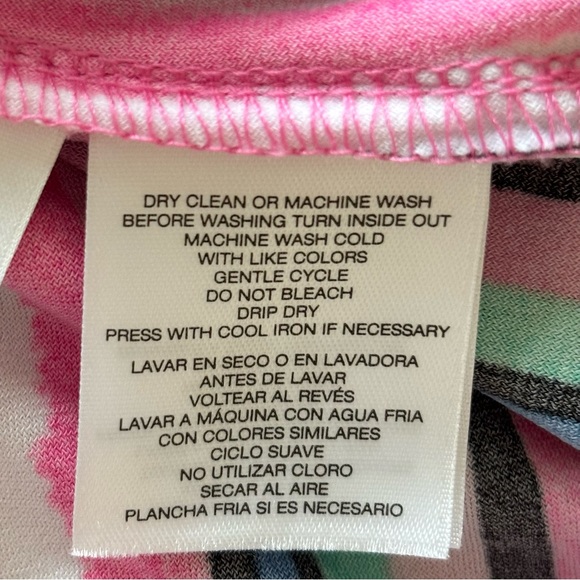 Pappagallo Striped V-Neck Tunic Top--EUC--Sz M - Picture 15 of 16